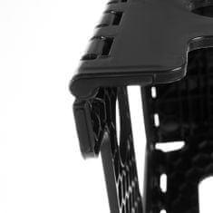 Malatec Černobílý skládací taburet, 39 cm