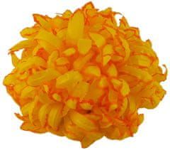 Chryzantéma vosková - žlutooranžová (14 cm) - 24 ks