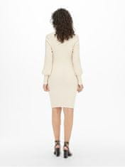 Jacqueline de Yong Dámské šaty JDYMAGDA Regular Fit 15271590 Cement (Velikost M)