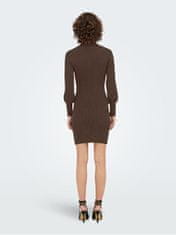 Jacqueline de Yong Dámské šaty JDYMAGDA Regular Fit 15271590 Chocolate Brown (Velikost S)