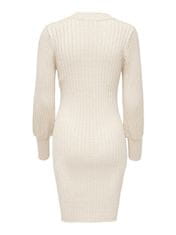 Jacqueline de Yong Dámské šaty JDYMAGDA Regular Fit 15271590 Cement (Velikost L)