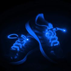 Popron.cz LED svítící tkaničky - modré