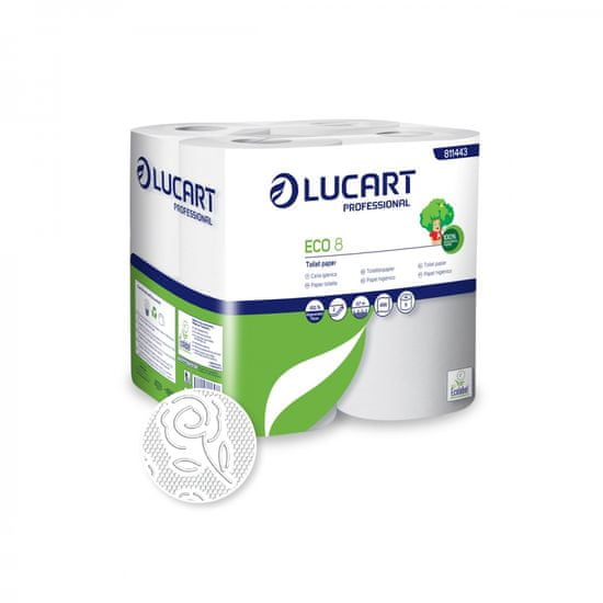 Lucart Professional Lucart ECO 8 - toaletní papír 57 m, 8 ks