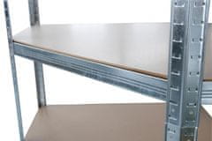 Strend Pro Kovový úložný regál rohový, 180 x 90 x 40 cm | Max. 750 kg