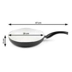 Rosmarino Eco Cook Sada nádobí 4 kusy - wok 28, pánev 28 cm, pánev na palačinky 25 cm, pánev se 2 rukojeťmi 28 cm