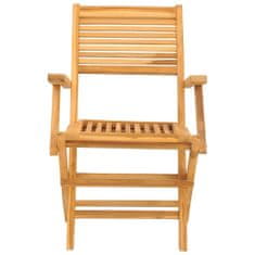 Vidaxl Skládací zahradní židle 2 ks 55x62x90 cm masivní teakové dřevo