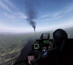 Allegria let na simulátoru stíhačky F-16 Fighting Falcon