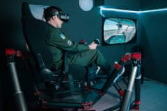 Allegria let na pohyblivém simulátoru s virtuální realitou