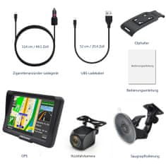 Awesafe 7" GPS Awesafe Bluetooth iGO Primo EU + zpětná kamera
