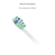 TrueLife náhradní hlavice SonicBrush Clean-series heads Standard white 2 pack