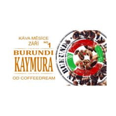 COFFEEDREAM Káva BURUNDI KAYMURA - Hmotnost: 100g, Typ kávy: Středně jemné mletí - espresso, mocca, Způsob balení: běžný třívrstvý sáček