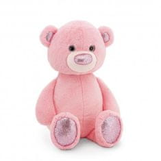 Orange Toys Chlupatý plyšák - růžový medvídek 22cm