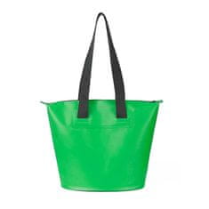 shumee Vodotěsná plážová taška z PVC s popruhem přes rameno 11L - zelená