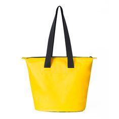 shumee Vodotěsná plážová taška z PVC s popruhem přes rameno 11L - žlutá