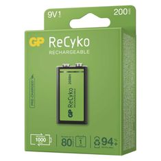GP Nabíjecí baterie GP ReCyko 200 (9V), 1 ks