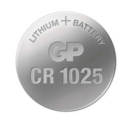 GP Lithiová knoflíková baterie CR1025, 1 ks