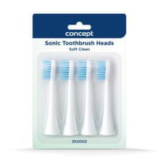 Concept CONCEPT ZK0002 Náhradní hlavice k zubním kartáčkům PERFECT SMILE, Soft Clean, 4 ks