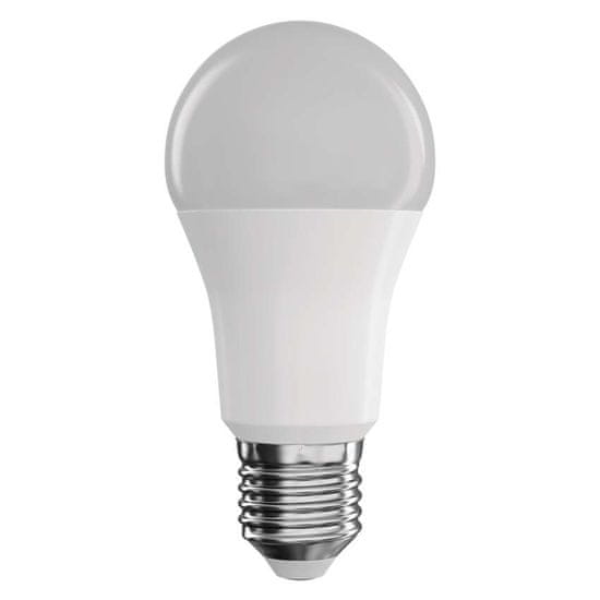 Emos Chytrá LED žárovka GoSmart A60 / E27 / 9 W (60 W) / 806 lm / RGB / stmívatelná / Wi-Fi