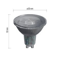 Emos LED žárovka Classic MR16 / GU10 / 4,2 W (39 W) / 333 lm / studená bílá