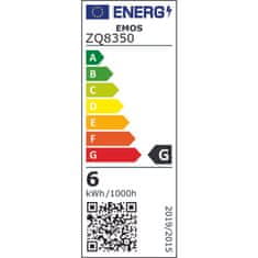 Emos LED žárovka Classic MR16 / GU10 / 5,7 W (40 W) / 465 lm / teplá bílá
