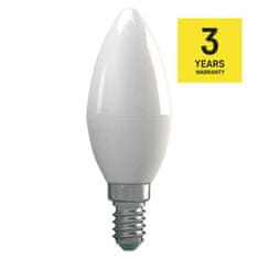 Emos LED žárovka Classic svíčka / E14 / 4,1 W (32 W) / 350 lm / neutrální bílá