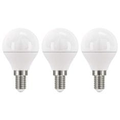 Emos LED žárovka Classic Mini Globe / E14 / 5 W (40 W) / 470 lm / neutrální bílá