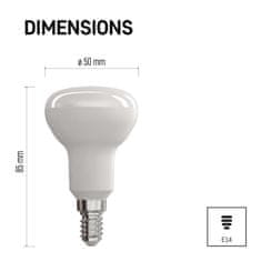 Emos LED žárovka Classic R50 / E14 / 4 W (39 W) / 450 lm / neutrální bílá