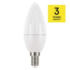 Emos LED žárovka Classic svíčka / E14 / 7,3 W (60 W) / 806 lm / teplá bílá