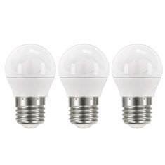 Emos LED žárovka Classic Mini Globe / E27 / 5 W (40 W) / 470 lm / teplá bílá