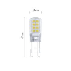 Emos LED žárovka Classic JC / G9 / 2,5 W (32 W) / 350 lm / teplá bílá