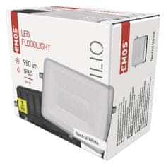 Emos LED reflektor ILIO 10,5 W, černý, neutrální bílá