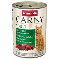 Animonda Carny cat konz. - hovězí, srnčí, brusinky 400 g