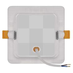 Emos LED podhledové svítidlo RUBIC 12 x 12 cm, 9 W, neutrální bílá