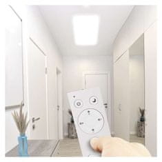 Emos LED svítidlo ALVI 88 × 58 cm, 72 W, teplá-studená bílá, stmívatelné s ovladačem