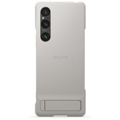 Sony Kryt na mobil Xperia 1 V 5G Stand Cover - šedý