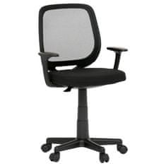 Autronic Kancelářská židle Kancelářská židle, černá mesh, plastový kříž (KA-W022 BK)