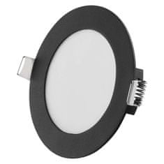 Emos LED podhledové svítidlo NEXXO černé, 12 cm, 7 W, teplá/neutrální bílá