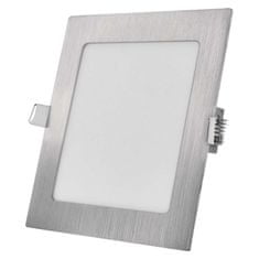 Emos LED podhledové svítidlo NEXXO stříbrné, 17 x 17 cm, 12,5 W, teplá/neutrální bílá