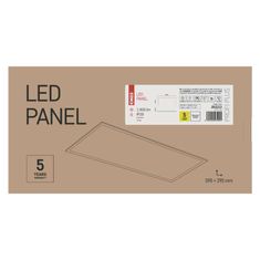 Emos LED panel PROXO 30 x 60 cm, 19 W, 1900 lm, neutrální bílá