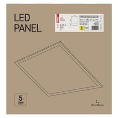 Emos LED panel PROXO 60 x 60 cm, 40 W, 4240 lm, neutrální bílá
