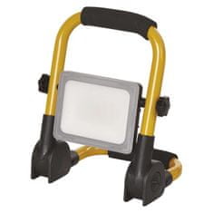 Emos LED reflektor ILIO přenosný, 21 W, černý/žlutý, neutrální bílá