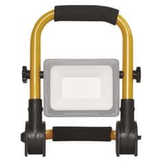 Emos LED reflektor ILIO přenosný, 21 W, černý/žlutý, neutrální bílá