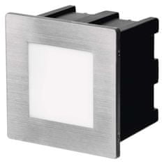 Emos LED orientační svítidlo AMAL vestavné, 8 x 8 cm, 1,5 W, teplá bílá, IP65