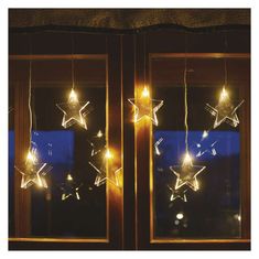 Emos LED vánoční závěs – hvězdy, 45x84 cm, venkovní i vnitřní, teplá bílá