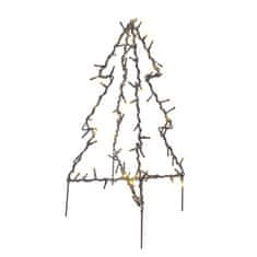Emos LED vánoční stromek kovový, 50 cm, venkovní i vnitřní, teplá bílá