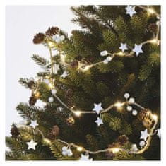 Emos LED vánoční girlanda – šišky, 1,7 m, 2x AA, vnitřní, teplá bílá