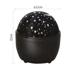 Emos LED dekorativní projektor – hvězdy, 3x AA, vnitřní