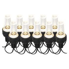 Emos LED světelný řetěz – 10x párty žárovky, 4,5 m, venkovní i vnitřní, studená bílá