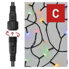Emos Standard LED spojovací vánoční řetěz, 10 m, venkovní i vnitřní, multicolor