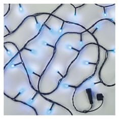 Emos Standard LED spojovací vánoční řetěz, 10 m, venkovní i vnitřní, modrá